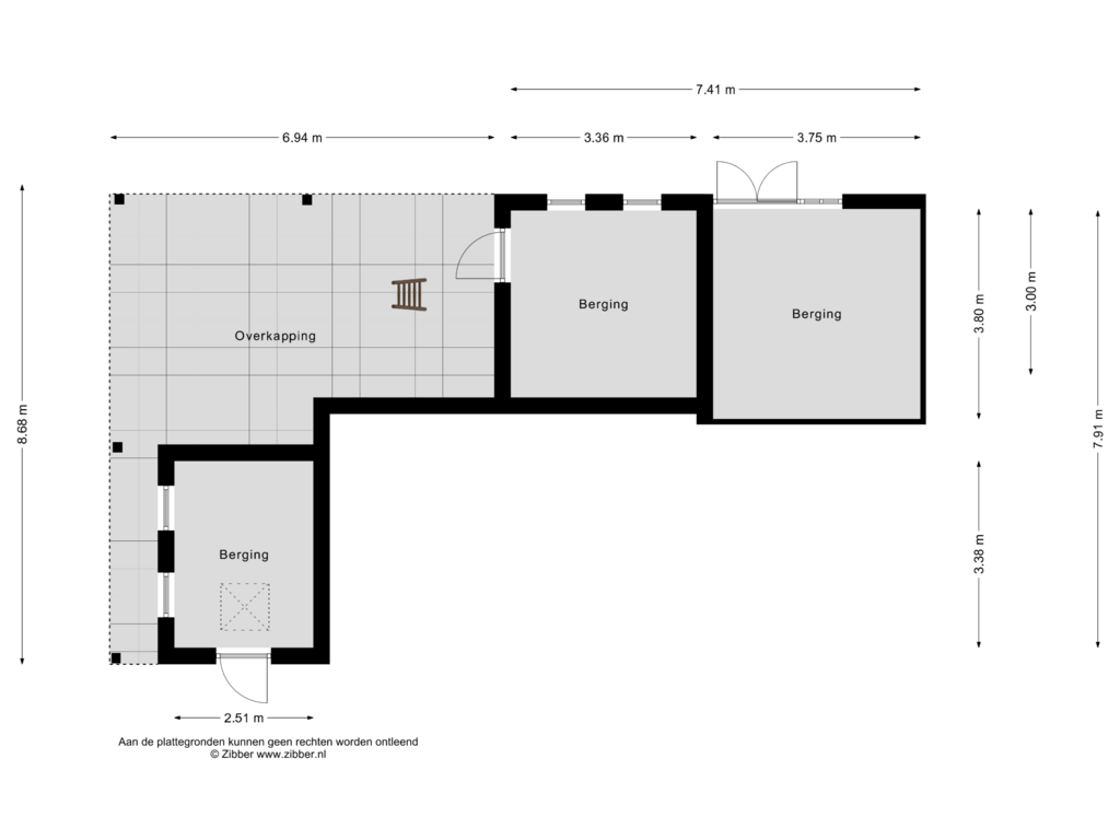 Bekijk plattegrond van Berging van Turfberrie 11