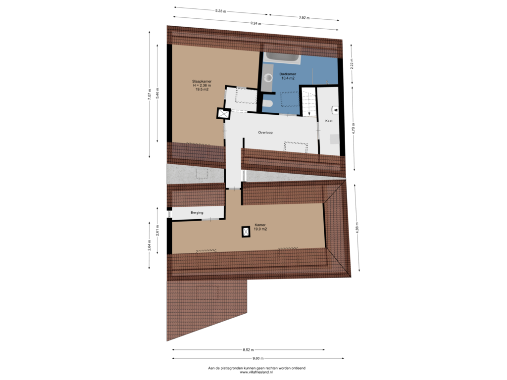 Bekijk plattegrond van 2e Verdieping van Hooiblokstraat 5