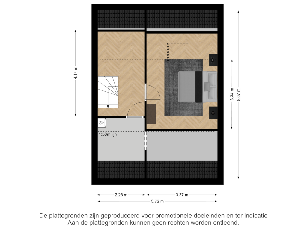 Bekijk plattegrond van Tweede verdieping van Lage Made 2