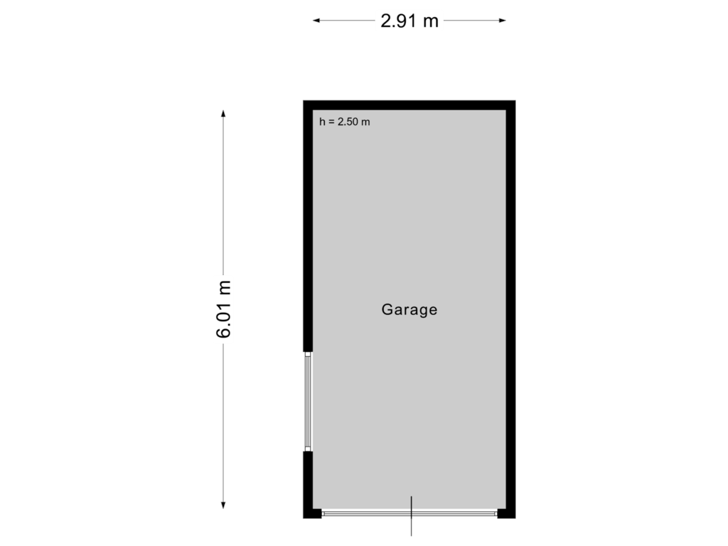 View floorplan of Garage of Noordzeestraat 19