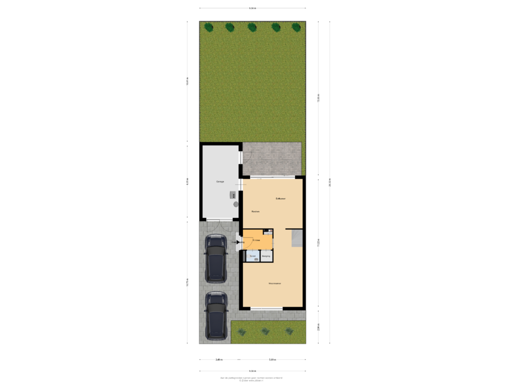 Bekijk plattegrond van Begane Grond_tuin van Hof van Herpt 1