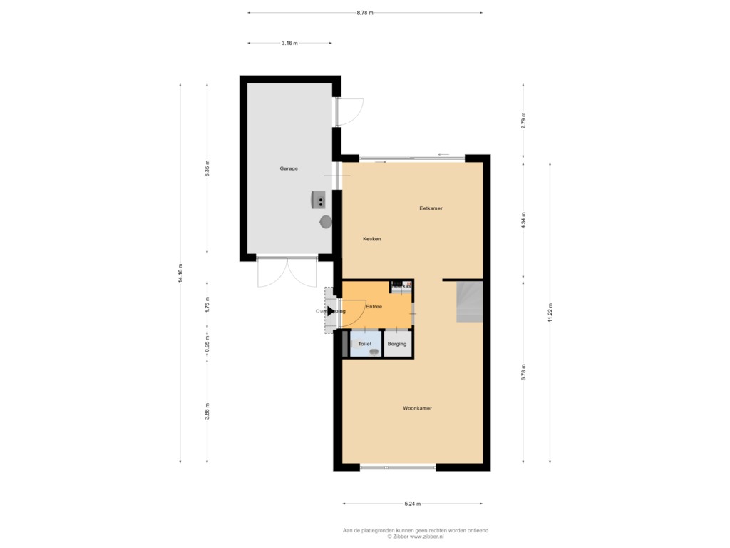 Bekijk plattegrond van Begane Grond van Hof van Herpt 1