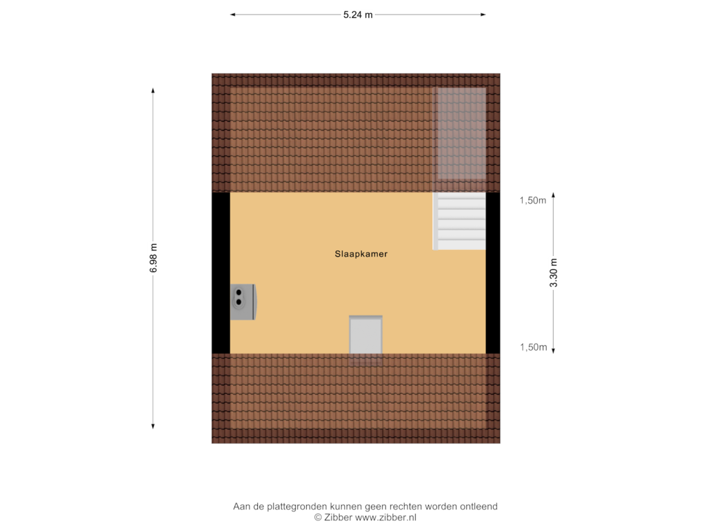 Bekijk plattegrond van Tweede Verdieping van Hof van Herpt 1