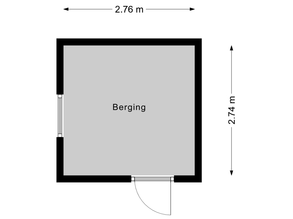 Bekijk plattegrond van Berging van Enschotsestraat 177