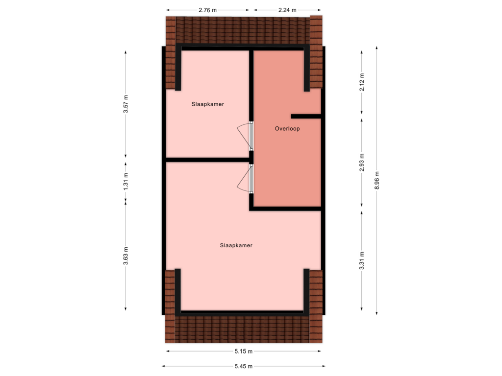 Bekijk plattegrond van Tweede verdieping van Nova Zembla 6