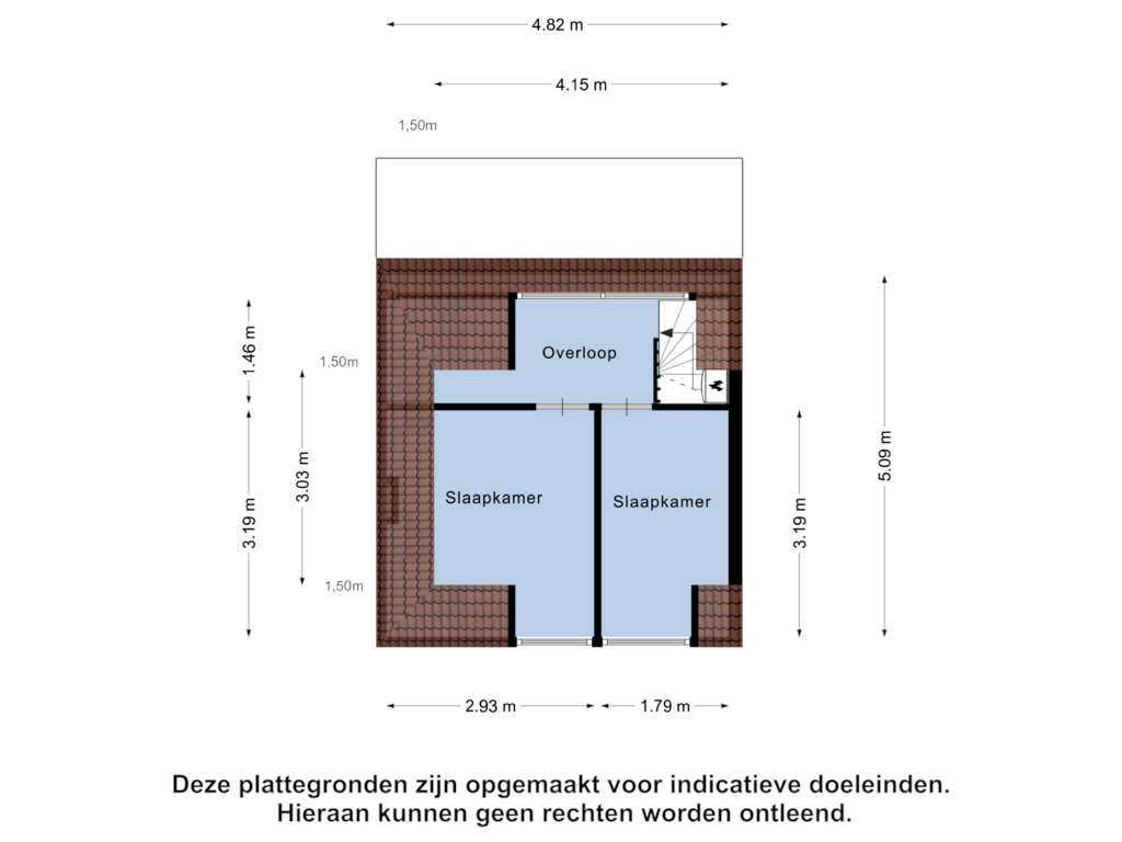 Bekijk plattegrond van Eerste Verdieping van Westerstraat 60