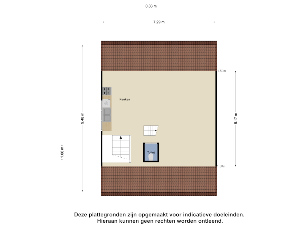 Bekijk plattegrond van Garage Eerste Verdieping van Kadijk 2