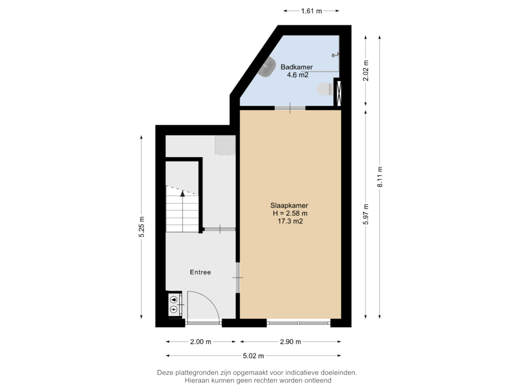 Bekijk plattegrond van Begane Grond van Turfmarkt 32-A