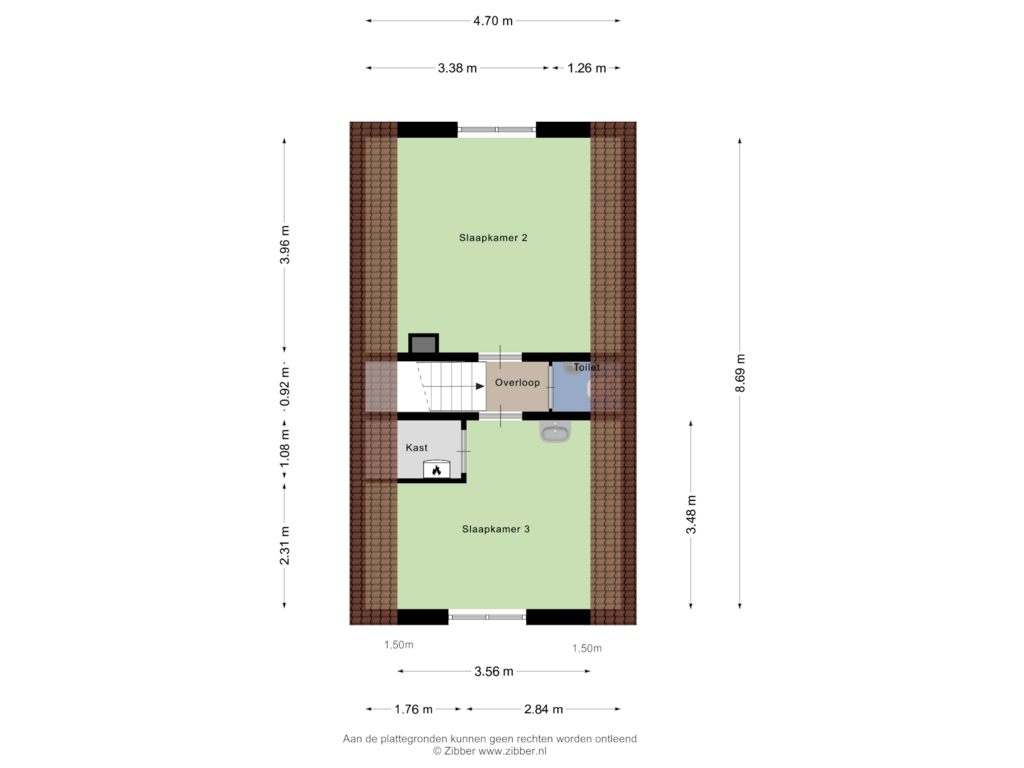 Bekijk plattegrond van Eerste Verdieping van Hunerwold State 95