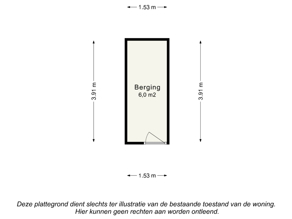 Bekijk plattegrond van Berging van Misericordeplein 10-C