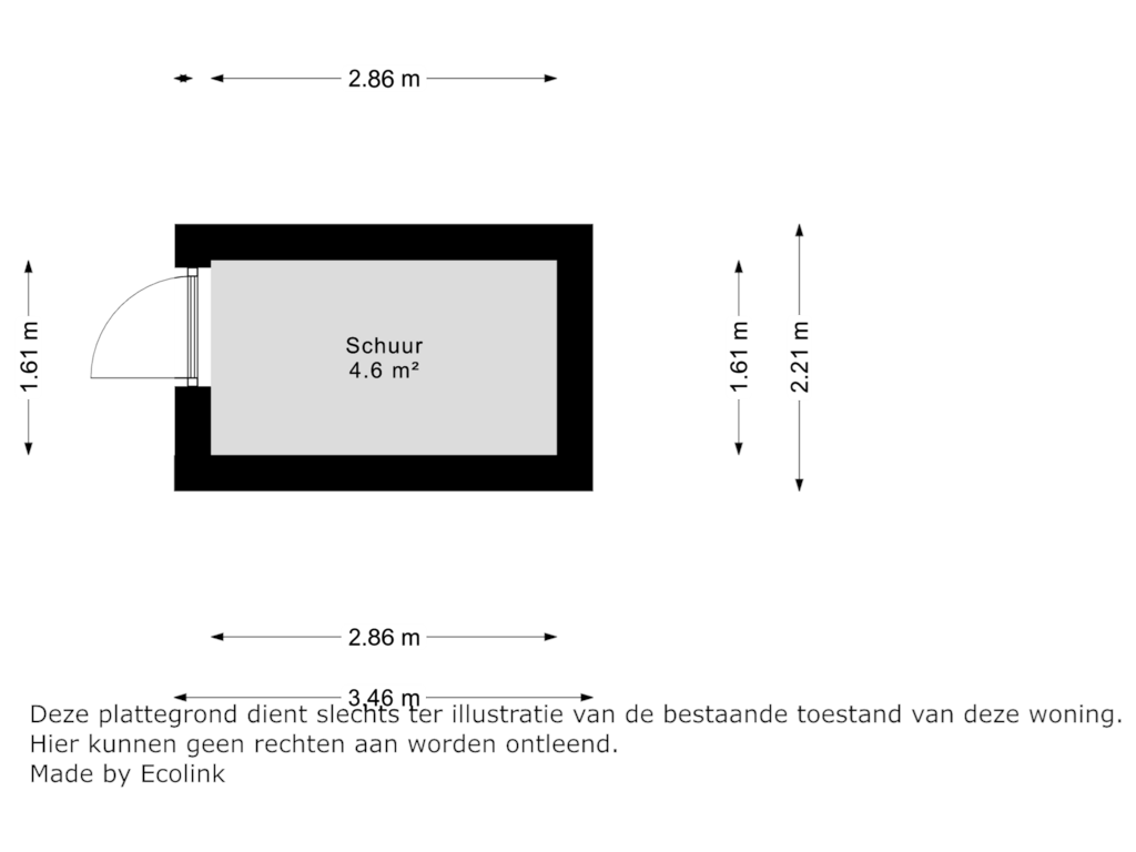 Bekijk plattegrond van Schuur van Bachlaan 65