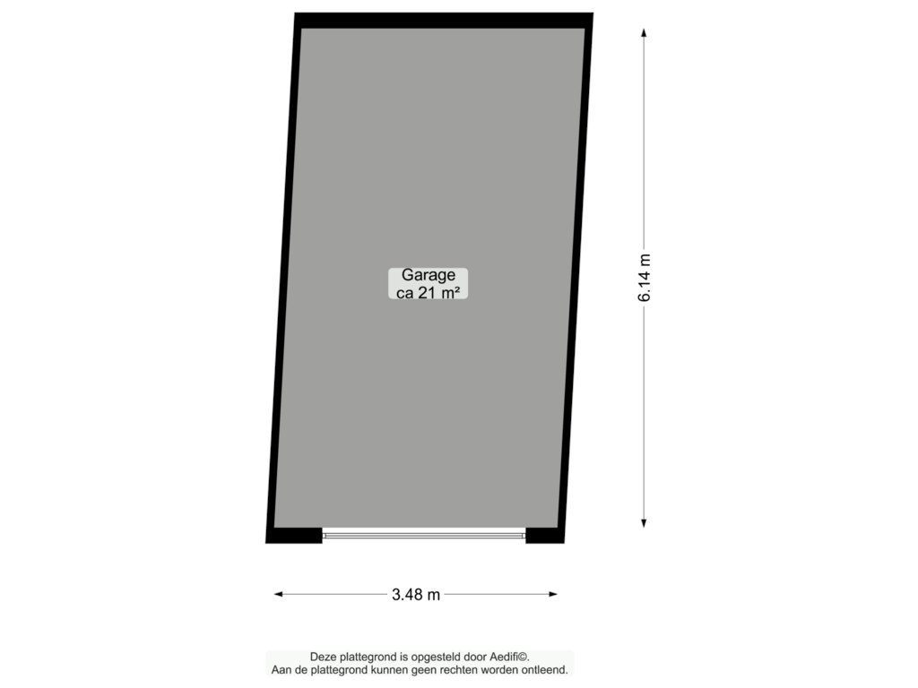 Bekijk plattegrond van Garage van Hoofdstraat 260-D