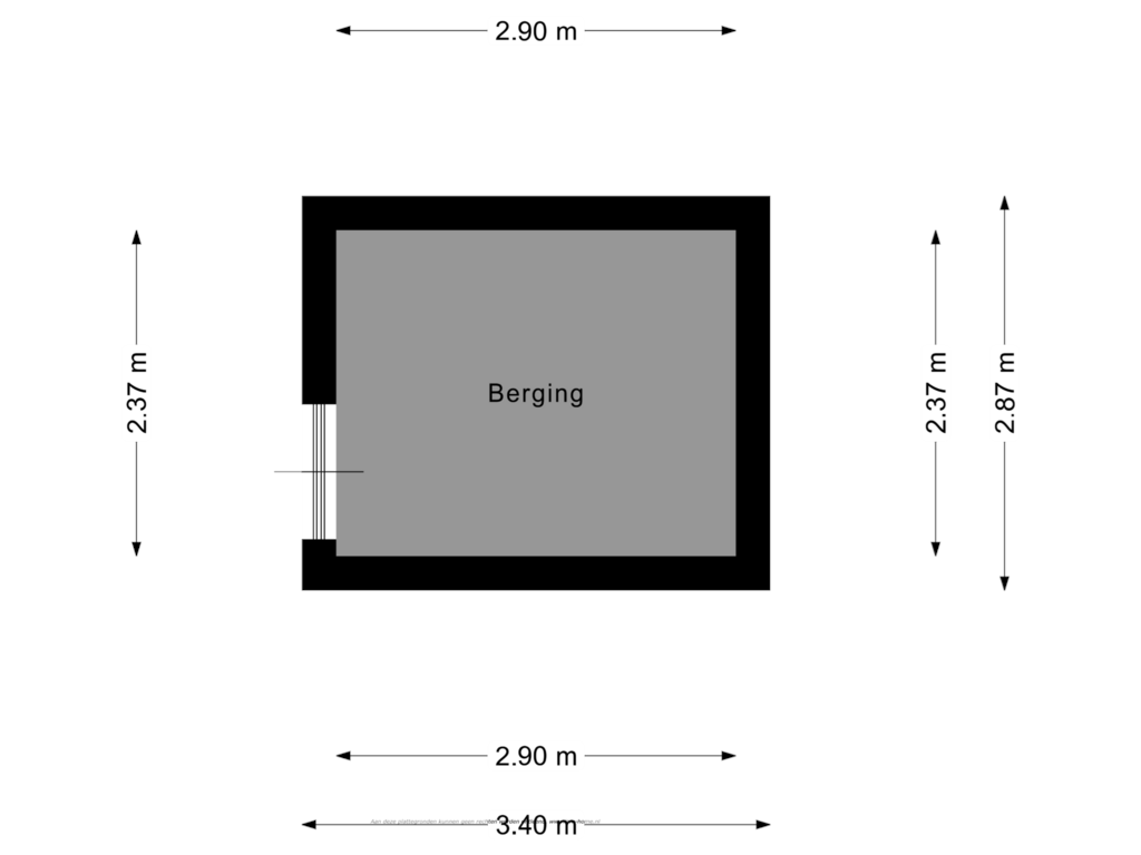 Bekijk plattegrond van Berging van Kerkekkers 2