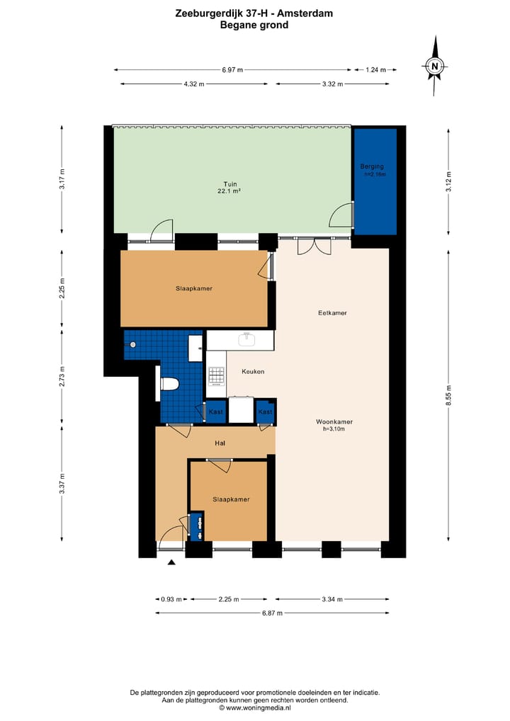 Foto 21 van Zeeburgerdijk 37-H