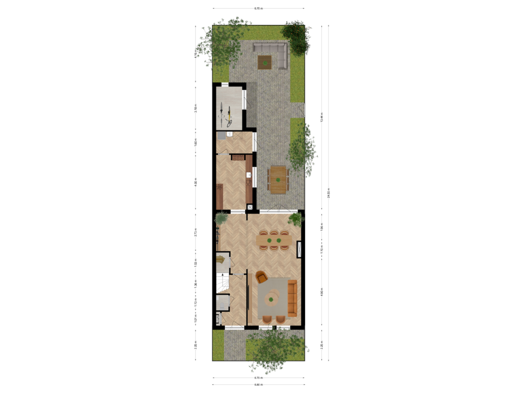 Bekijk plattegrond van Situatie van St. Antoniusstraat 37