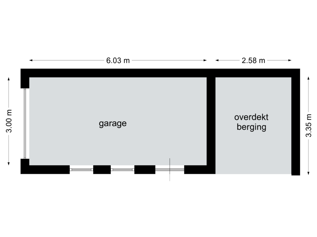 Bekijk plattegrond van Garage van Prinsbisdomstraat 33