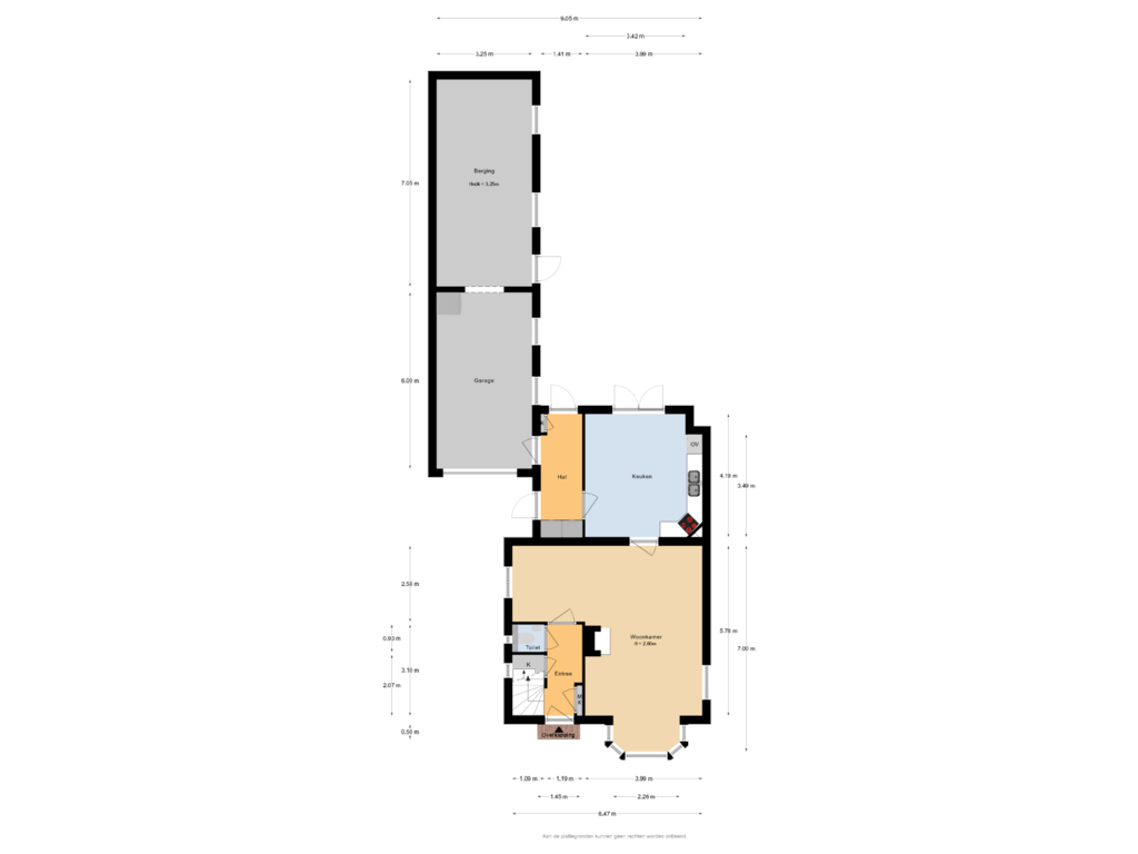 Bekijk plattegrond van Begane Grond van A.G. Wijersweg 7