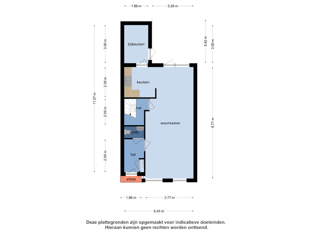 Bekijk plattegrond van Begane grond van Duvenee 13