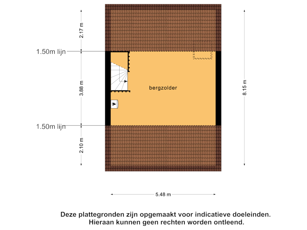 Bekijk plattegrond van 2e verdieping van Duvenee 13