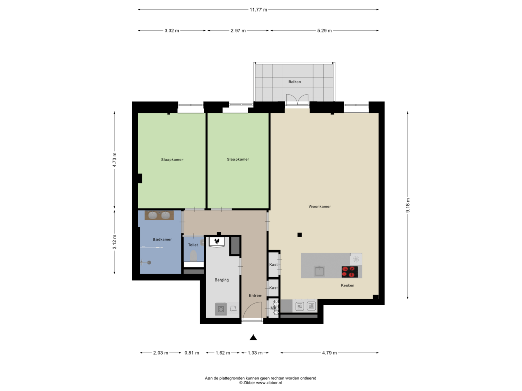 Bekijk plattegrond van Appartement van Hendrik Ringershof 17