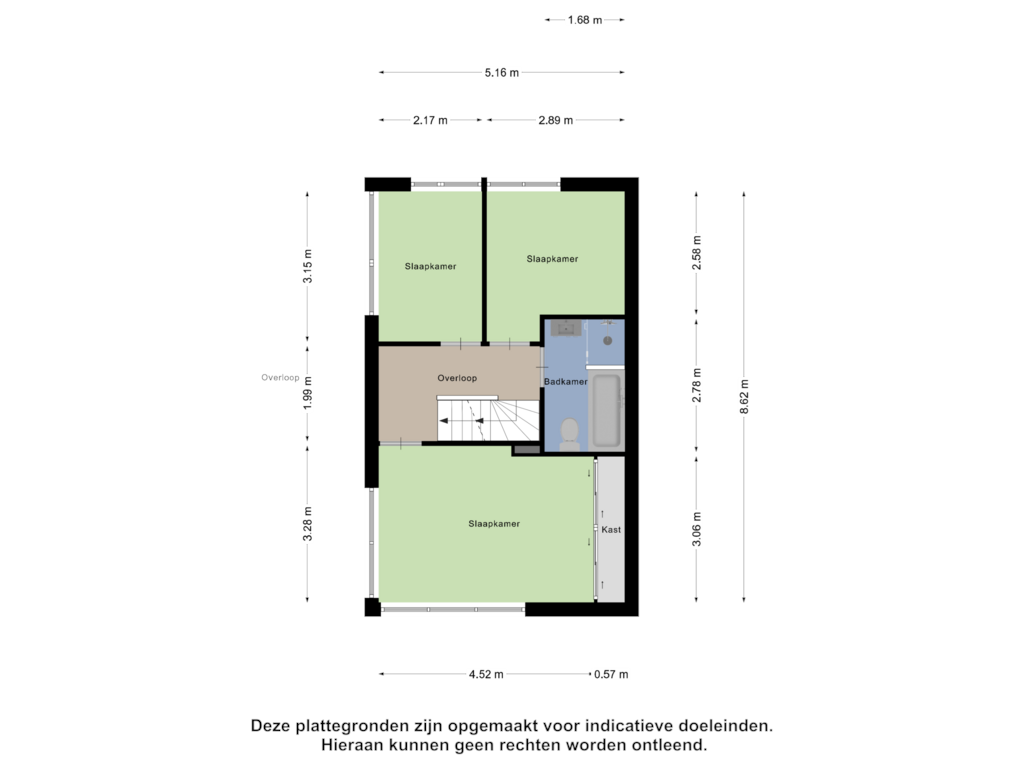 Bekijk plattegrond van Eerste Verdieping van Bretagnesingel 158