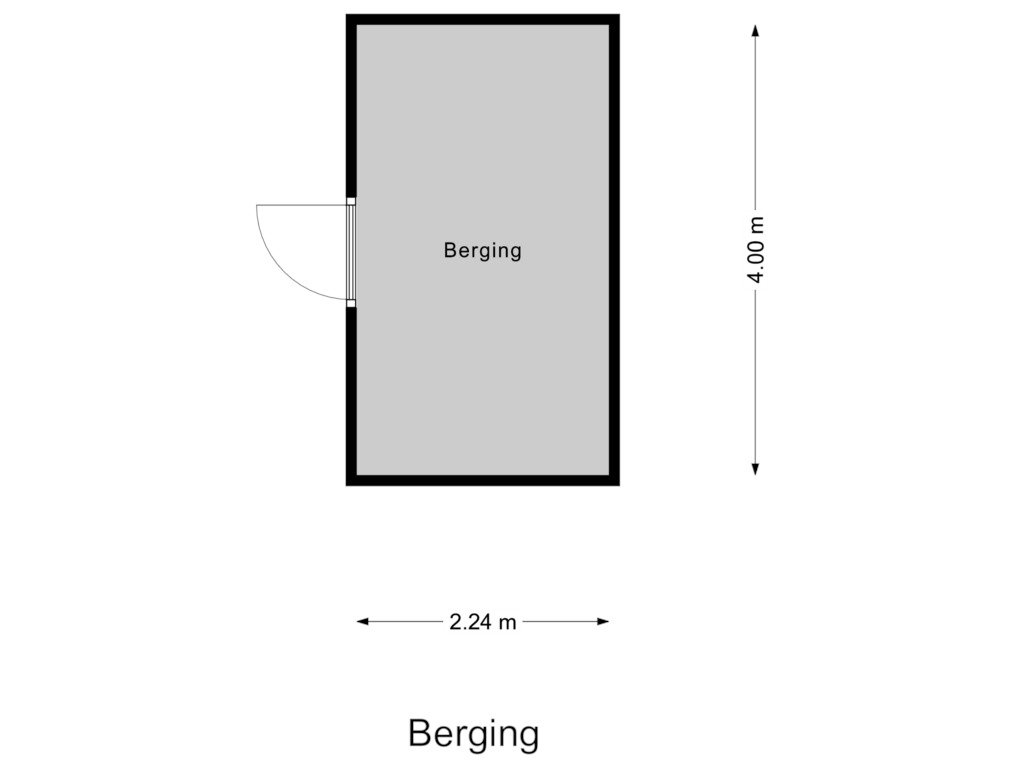 Bekijk plattegrond van Berging van Statenlaan 73