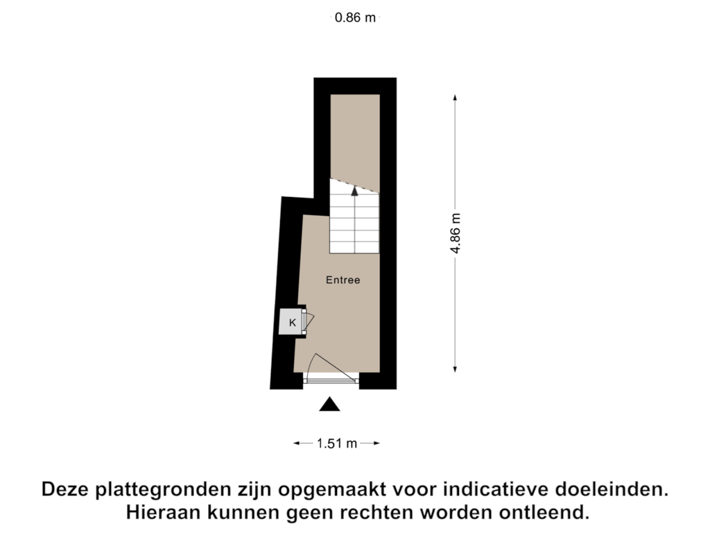 View floorplan of Begane Grond of Rembrandtlaan 70-A