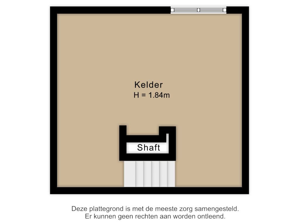 Bekijk plattegrond van Kelder van Beneden Oosterdiep 32