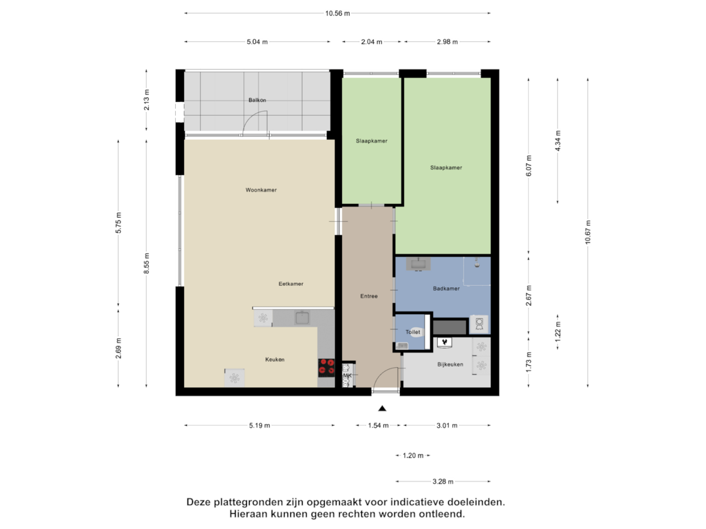 Bekijk plattegrond van Appartement van Dirck van Delenstraat 15