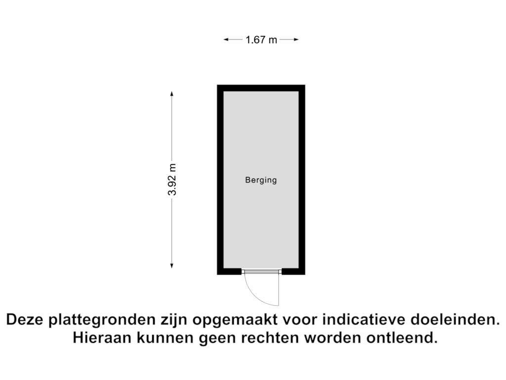 Bekijk plattegrond van Berging van Dirck van Delenstraat 15