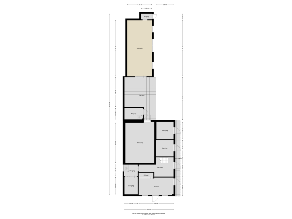 View floorplan of Gastenverblijf of Lijnt 2