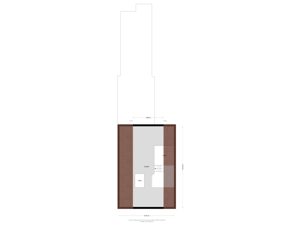 View floorplan of Zolder of Lijnt 2