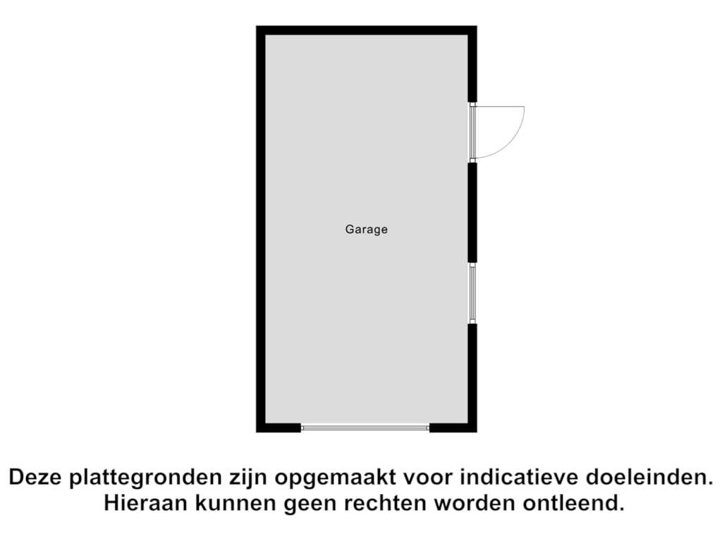 View floorplan of Garage of Dr.Dreeslaan 27