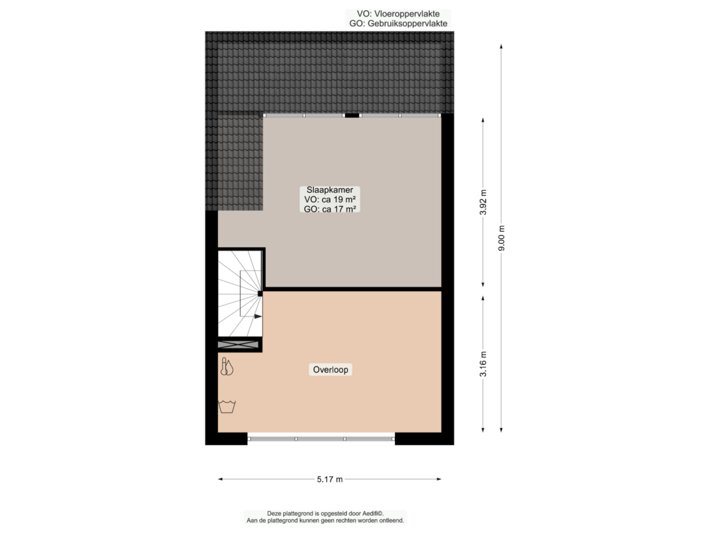 Bekijk plattegrond van Tweede verdieping van Jacob Schorerstraat 33