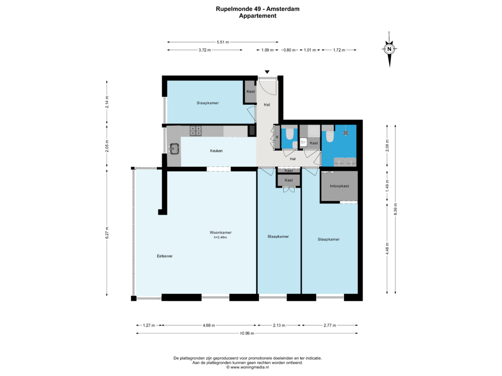 Bekijk plattegrond van Appartement van Rupelmonde 49