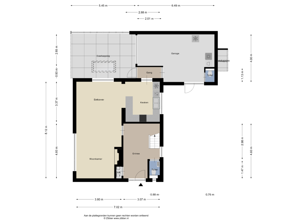 Bekijk plattegrond van Begane Grond van Arendstraat 6