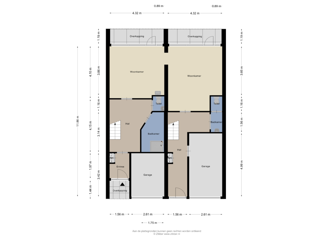 View floorplan of Begane Grond of Schans 22