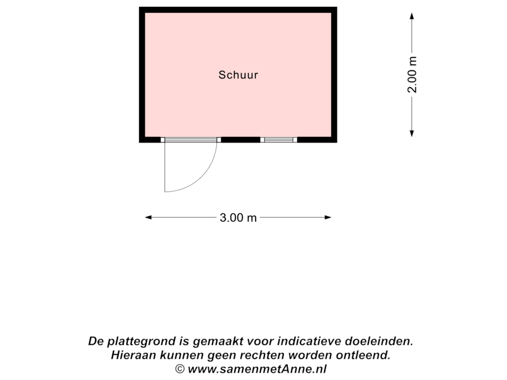 Bekijk plattegrond van Externe bergruimte van Ankersmid 86