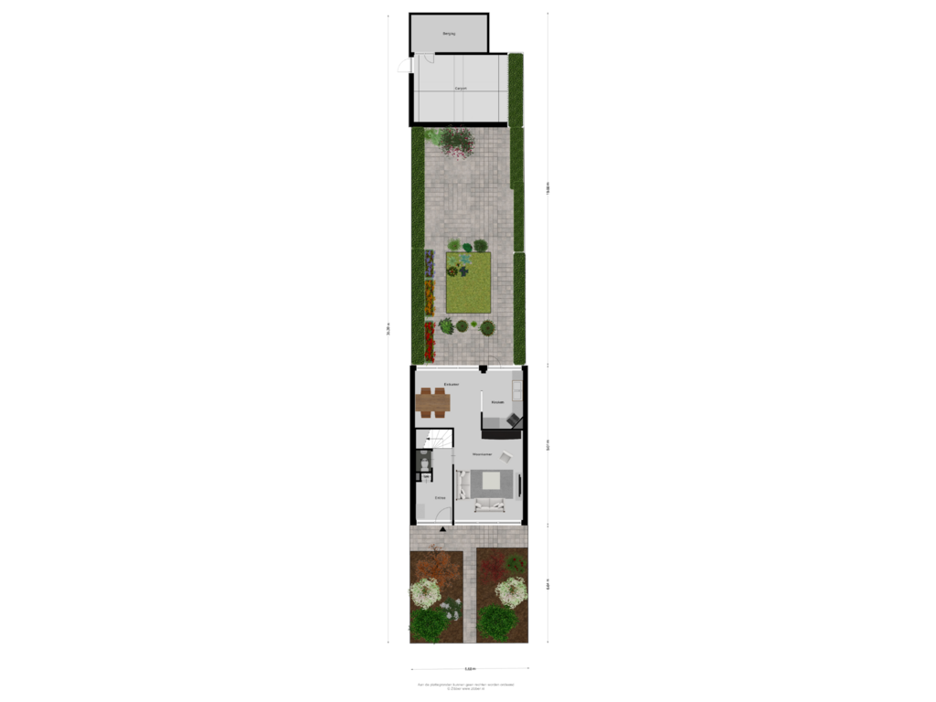 Bekijk plattegrond van Begane Grond Tuin van Langweerpad 10