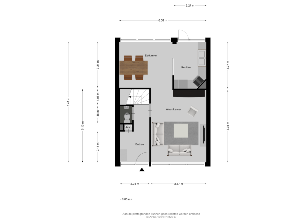 Bekijk plattegrond van Begane Grond van Langweerpad 10