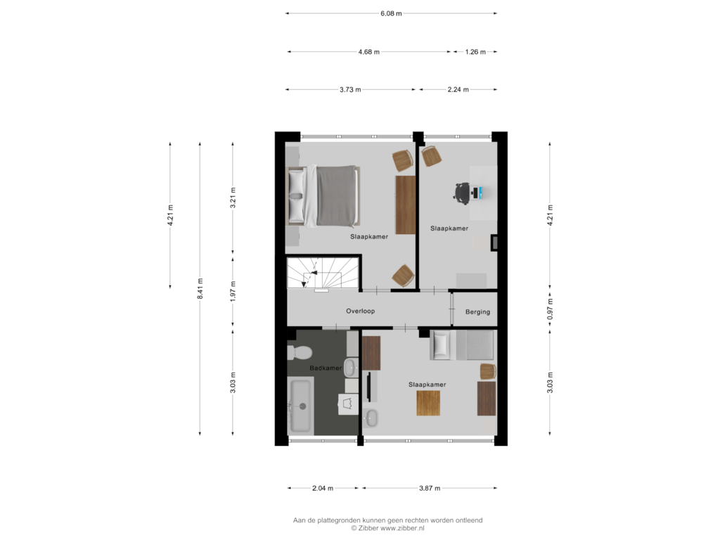 Bekijk plattegrond van Eerste Verdieping van Langweerpad 10