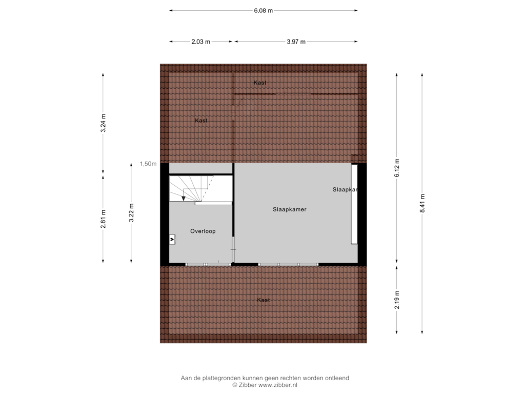 Bekijk plattegrond van Tweede Verdieping van Langweerpad 10