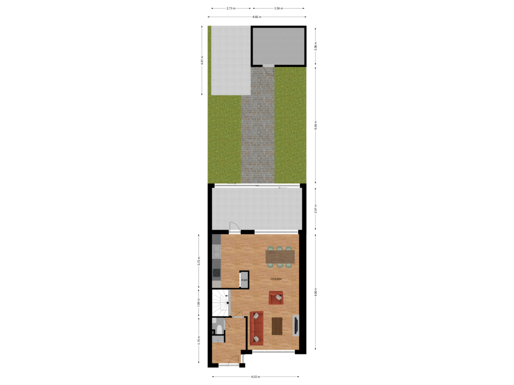 View floorplan of Begane Grond Met Tuin of Fazantenveld 77