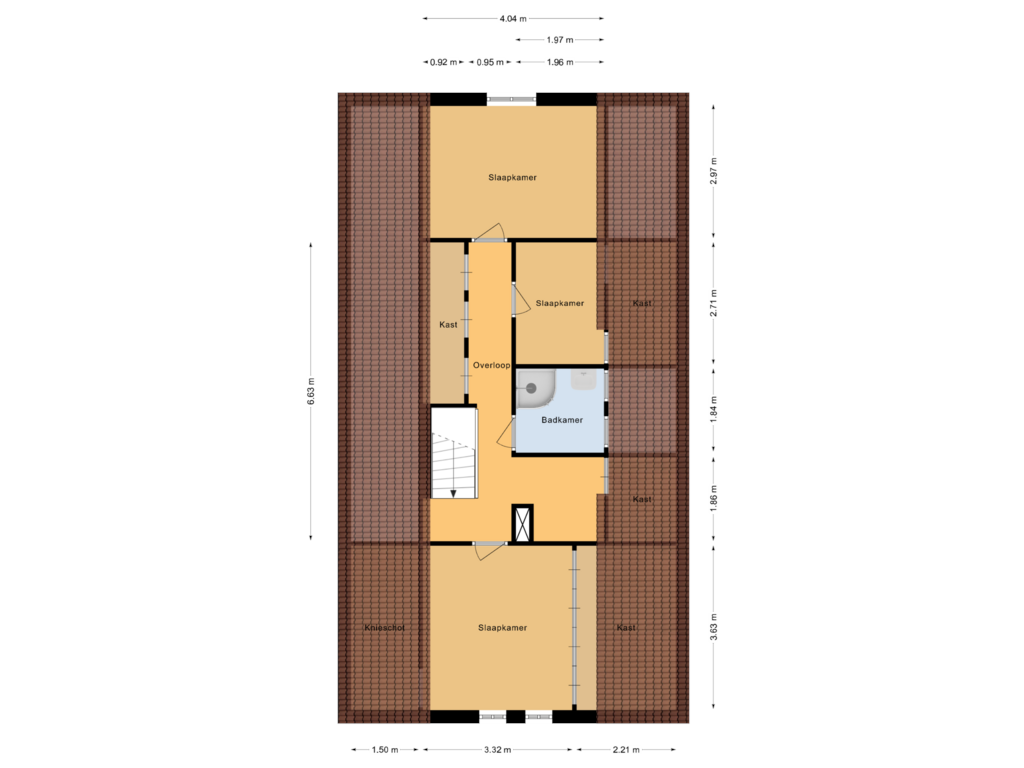 Bekijk plattegrond van Eerste verdieping van Lemelerweg 56