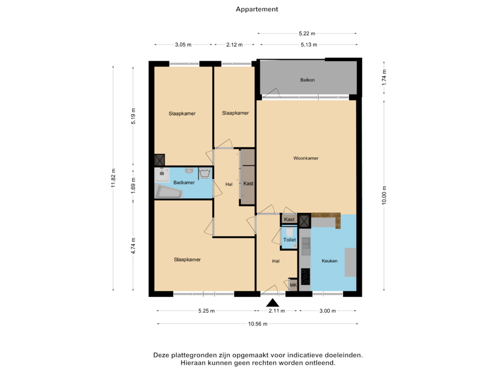 Bekijk plattegrond van Appartement van Delflandseweg 277