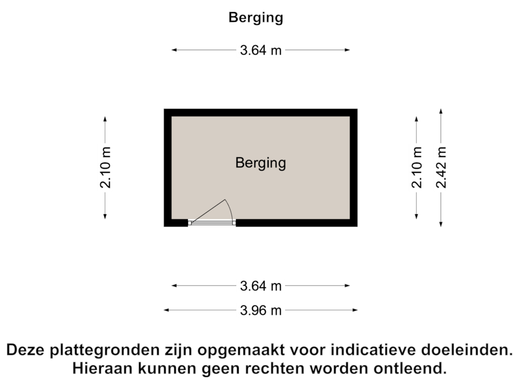 Bekijk plattegrond van Berging van Delflandseweg 277