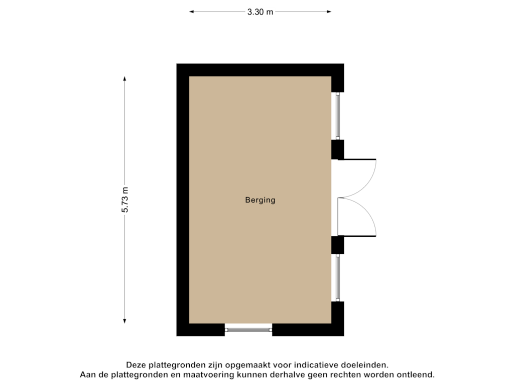 Bekijk plattegrond van Berging van de Hornlanden 11