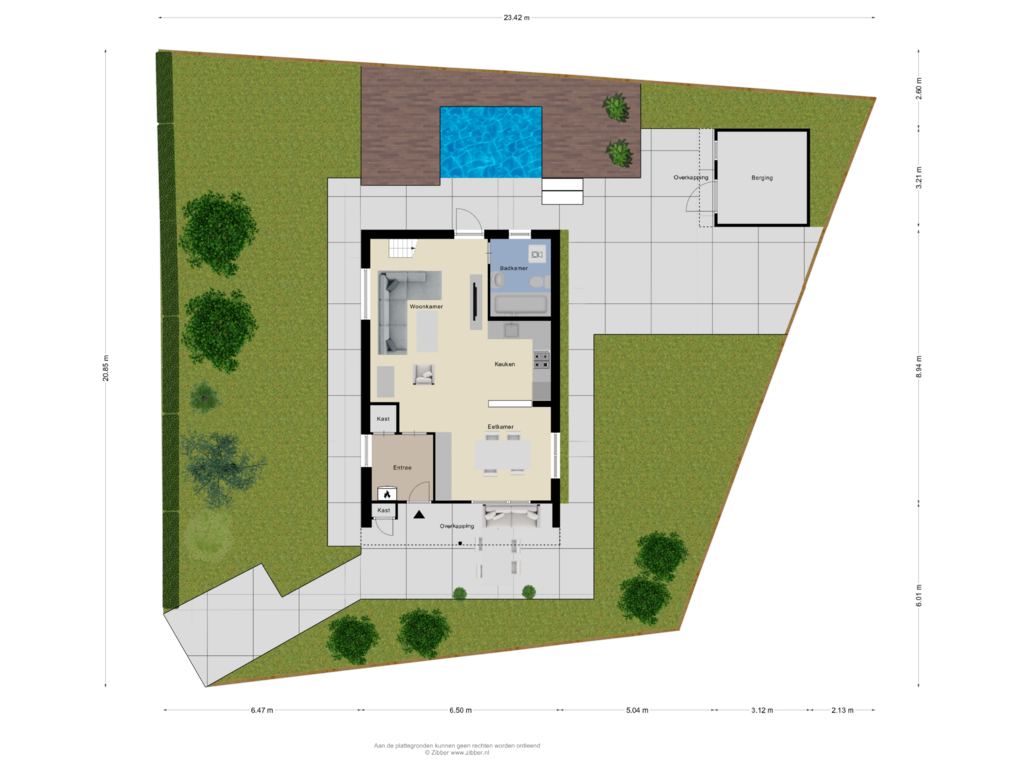 Bekijk plattegrond van Begane Grond-tuin van Hyacinth 132