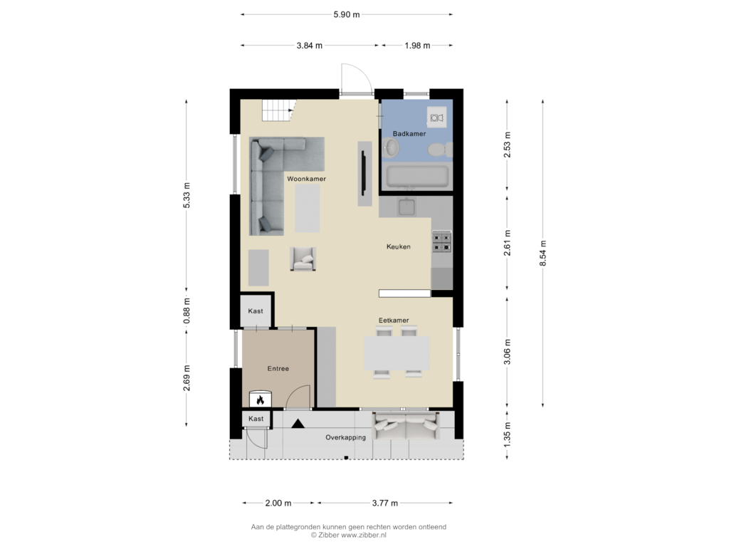 Bekijk plattegrond van Begane Grond van Hyacinth 132