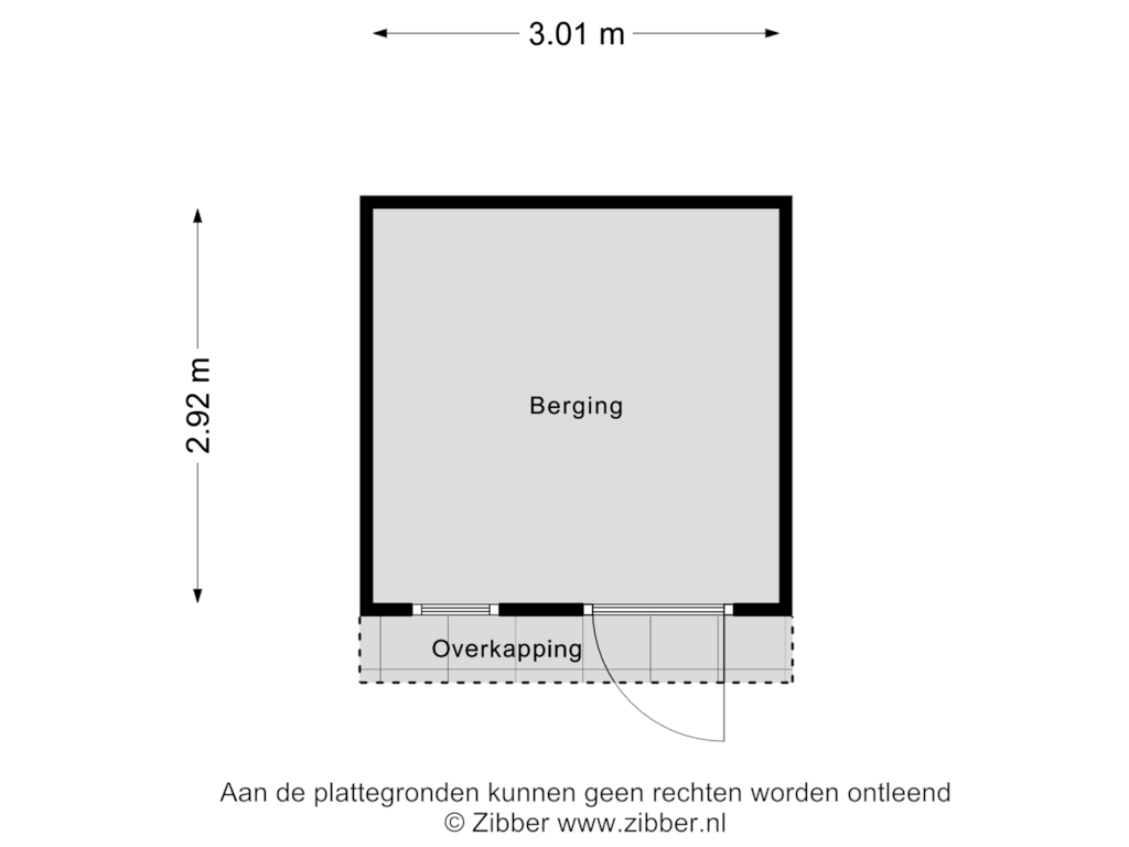 Bekijk plattegrond van Berging van Hyacinth 132